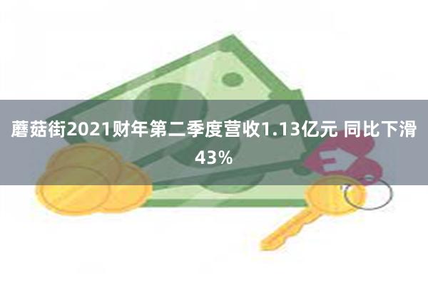 蘑菇街2021财年第二季度营收1.13亿元 同比下滑43%