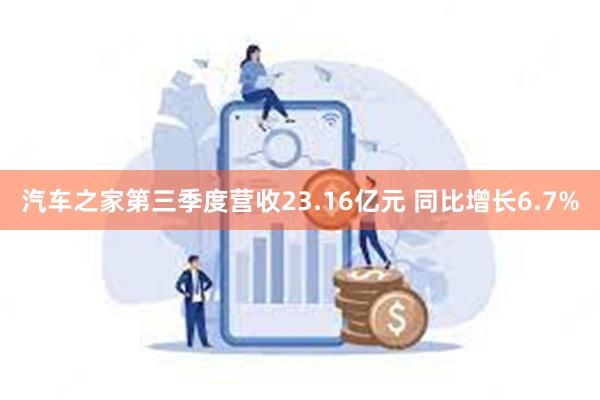 汽车之家第三季度营收23.16亿元 同比增长6.7%